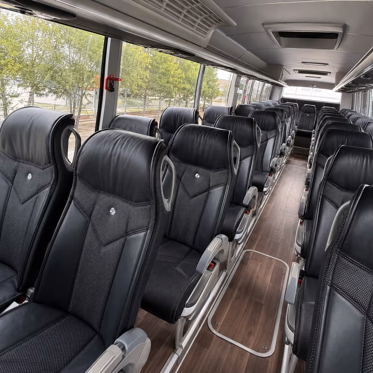burbank charter bus interior gallery