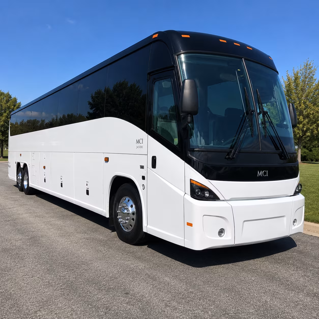 inglewood charter bus rental exterior