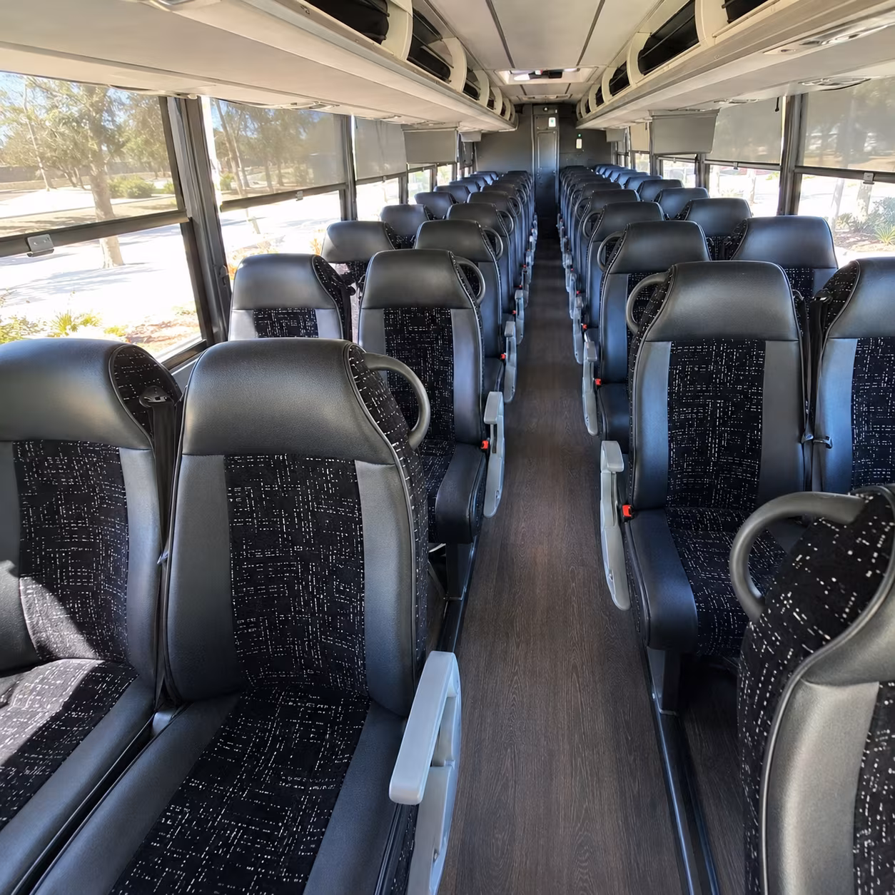 santa monica bus rental service area