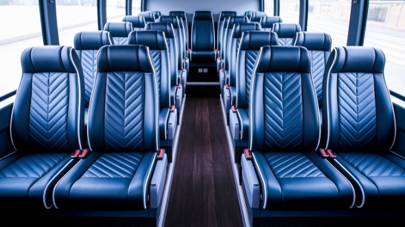 15 passenger minibus inside santa monica