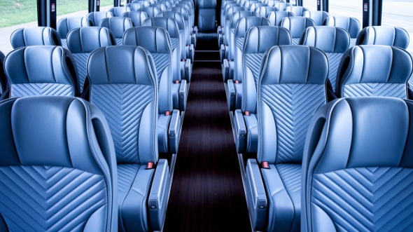 50 passenger charter bus interior santa monica