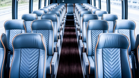 55 passenger charter bus interior santa monica